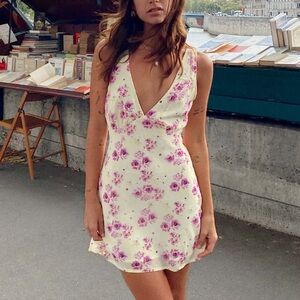 Princess Polly Pink Floral Mini Dress
